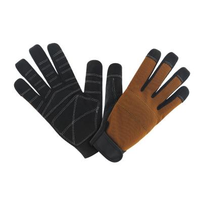 China Anti-impact Large Touch Screen Safety Work Gloves For Construction Auto Pattern Driving Machinist Operation Construction Gloves for sale