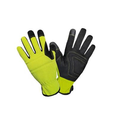 China Anti-impact Work Service Glove Best Spandex Anti-Slip Wear Resistant Synthetic Leather Gift For Women Men Good For Weeding Digging Raking for sale