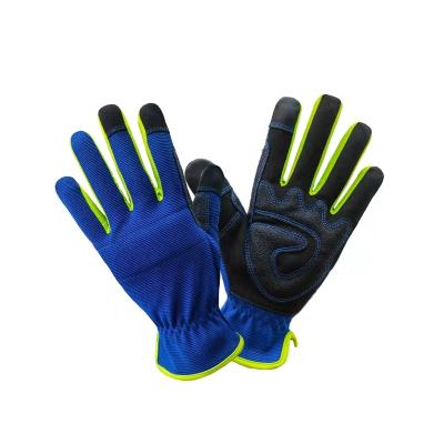 China Anti-impact Work Service Glove Best Spandex Anti-Slip Wear Resistant Synthetic Leather Gift For Women Men Good For Weeding Digging Raking for sale