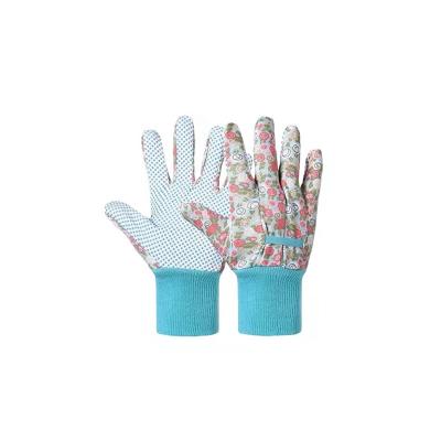 China PVC Wholesale Dots Housework Gloves Great of Yard Garden Work Gloves for Cultivating and Gardening for sale