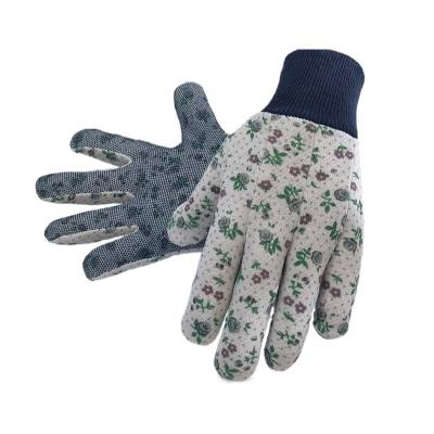 China PVC Wholesale Dots Housework Gloves Great of Yard Garden Work Gloves for Cultivating and Gardening for sale