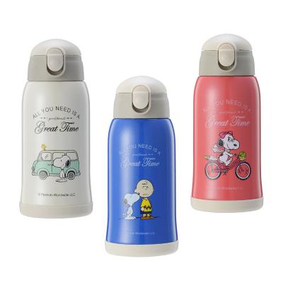 China 600ml Double Walled Kids Stainless Steel Water Bottle With Straw for sale