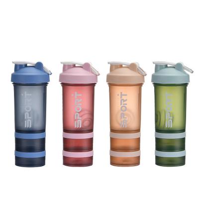 China Gepersonaliseerde Transparante 700ml Eiwitshaker bottle for gym Te koop