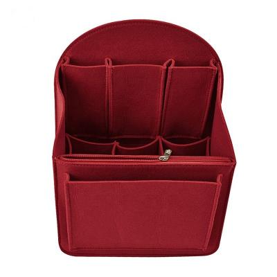 China Eco-friendly Felt Car Backseat Organizer Hanging Pocket Traveling Car Backseat Storage Bag for sale