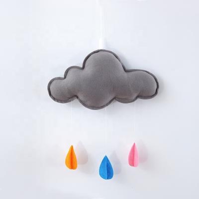 China Toy Pendant Felt Clouds Raindrops Hanging Decoration Soft Crafts for sale