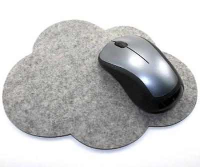 China Cloud Computer HEATING Pad Felt Mouse Pad for sale