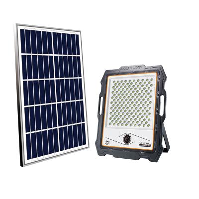 China Lighting+Monitoring 100 200 watt 300w 400w flood lights led solar flood light with outdoor camera for sale