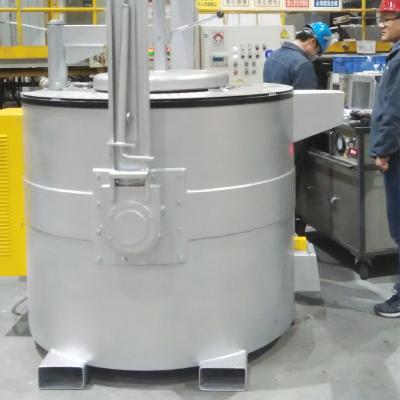 China Horno fusorio de aluminio industrial para la fusión del metal en venta