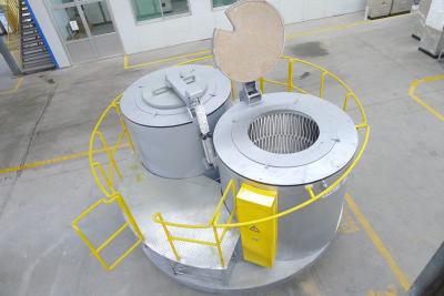 China Grey Aluminum Crucible Furnace For HPD en venta