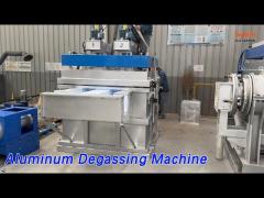 Graphite Rotor Aluminum Degassing Machine 45KW 750 Deg Launder Type