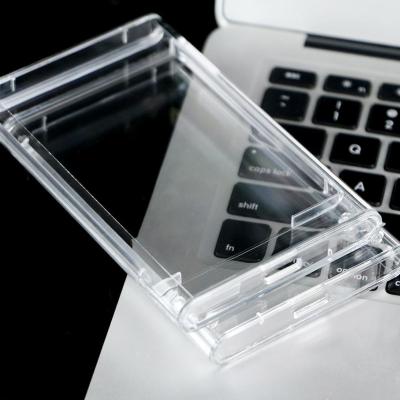 China USB 3.0 Plastic Transparent Plastic Interface Enclosure Hard Disk Drive Enclosure Solid State Enclosure for sale