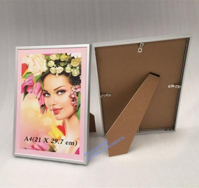 China Durable Eco-friendly Aluminum Alloy Metal BP Photo Frame A5 A4 A3 A2 A1 A0 Picture Frames Made In China In Wholesale Cheap Price Painting Frame for sale