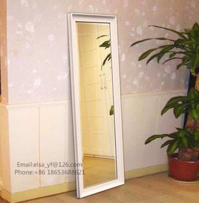 China Large decorative cheap plastic framed door mirror for decoration for sale