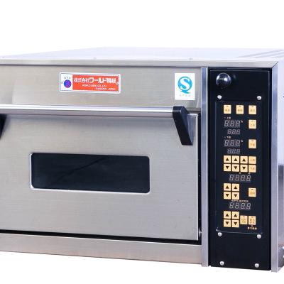 China Snack Factory Commercial And Used Home Electric Single Deck Baking Equipment Oven With Steamer And Single Tray 40*60 for sale