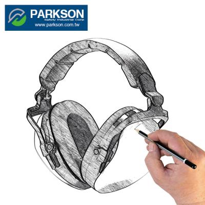 China Security\TAIWAN SECURITY PARKSON Industrial Hearing Protection Ear Protective Equipment Soft\Comfortable Safety Custom Earmuff for sale