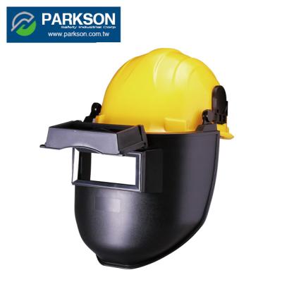 China Industry PARKSON SAFETY Taiwan Clip Hat Assemble Helmet Face Protector Welding CE EN175 WH-770 for sale