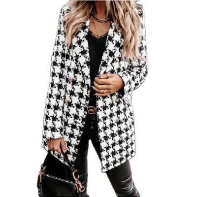 China New Fashion Reversible Women's Coats Sheath Long Cross Winter Ladies Coat for sale