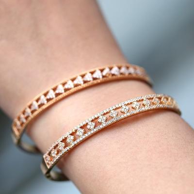 China Indian CLASSIC 5A Zirconia Jewelry Piercing Bracelet&Bangle Jewelry Manufacturers for sale