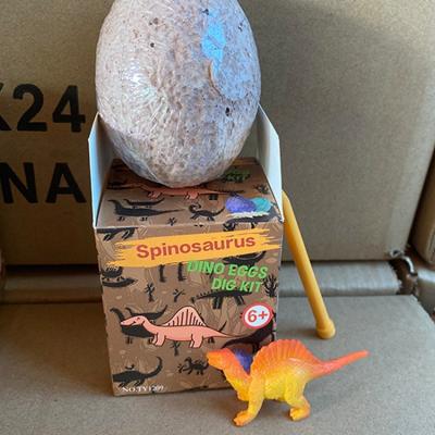 China Eductional Kid Toys Popular Egg Dig Kit For Children Dinosaur Excavation Dino Archeology Educational Diy Toys for sale