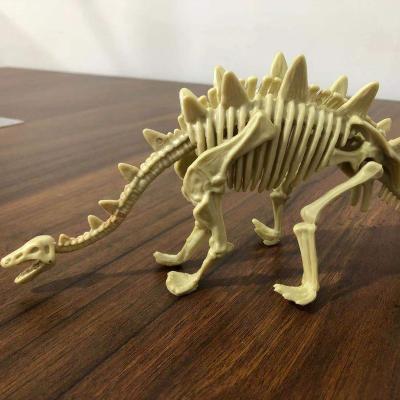 China Popular Dinosaurs Skeleton Set Dinosaur Digging Kit Model Toys Educational Realistic Fossil Toys For Children for sale