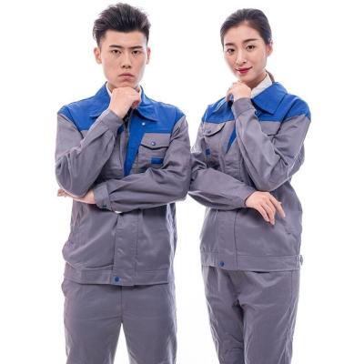 China Bamboo Fiber Wholesale Long Sleeve Apparel Workwear Sets Embroidered Factory Clothes Wears Uniform for sale