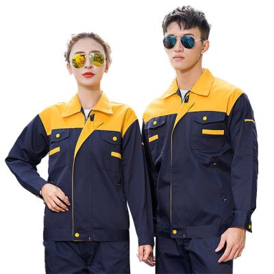 China Pure Polyester GENUINE LEATHER Coveralls, Working Suit Construction Workers, Factory Uniform, Custom Logo Insurance Workwear for sale