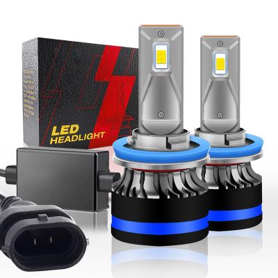 China Aviation Aluminum Upgraded Bulb H8 H9 Led H7 H4 , H1 H3 9005 9006 9012 H11Auto Car A1 Car Led Headlight for sale