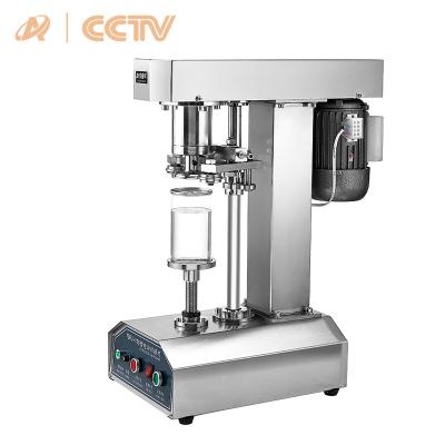 China Automatic CS-SA-02 Easy Operation Can Sealer Machine Aluminum Plastic Tin Can Seamers Sealing Machine for sale