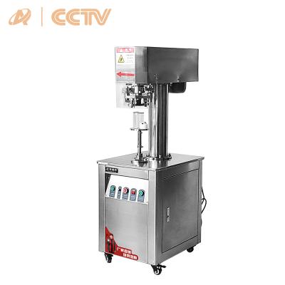 China Automatic CS-A-06 Easy Operation Can Sealer Machine Aluminum Plastic Tin Can Seamers Sealing Machine for sale