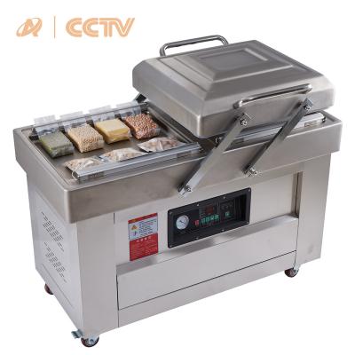 China DV-400-C Food Double Chamber Food Vacuum Sealer Sealing Machine for sale