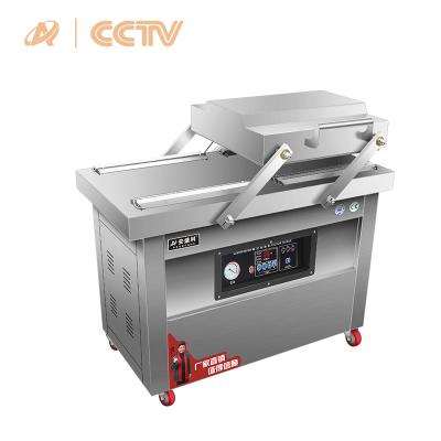 China DV-500-F Food Double Chamber Food Vacuum Sealer Sealer Machine for sale