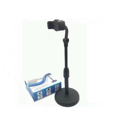 China Factory Direct Selling Adjustable Anchor Shot Sunset Lamp Lighting Table Top Mobile Phone Telescopic Lazy Bracket for sale