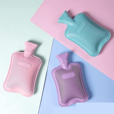 China Popular Popular PVC Thickened Insulation Hot Water Bottle Hand Water Injection Hot Water Bag for sale