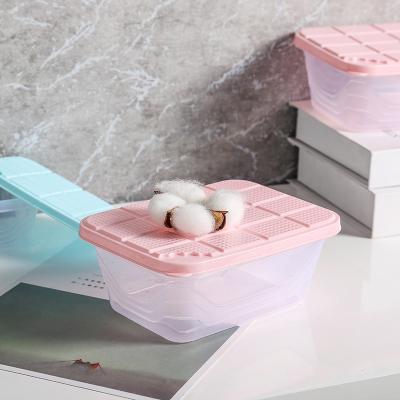 China Sustainable Innovative Household Food Storage Box With Cover Table And Large Capacity Dish for sale