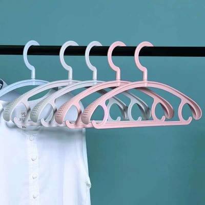 China Behind Doors/On walls balcony popular simple creative plastic home wide shoulder fashion traceless clothes rack for sale