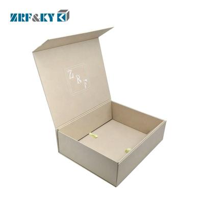 China Recyclable Custom Printed Luxury Folding Paper Packaging Shipping Magnetic Folding Gift Boxes With Ribbon for sale