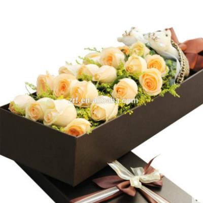 China Fashion Handmade Rose Flower Packaging Box Gift Paper Box Wholesale for sale