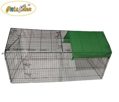 China Viable wholesale foldable metal indoor outdoor hutch with roof for sale