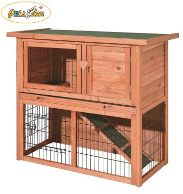 China Small Wooden Animal Sustainable House Hutch for sale