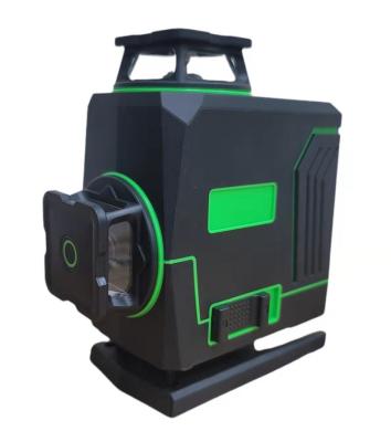 China 4D 16 linesHigh Precision Auto Self Leveling 360 Degree Rotary Cross Green Beam Laser Level 26x28x32cm for sale