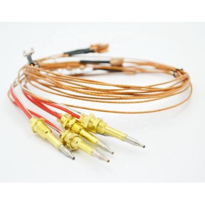 China Economical Copper / Cotton Lined Tube Thermocouple For Kitchen Cookers Home Appliance Parts for sale