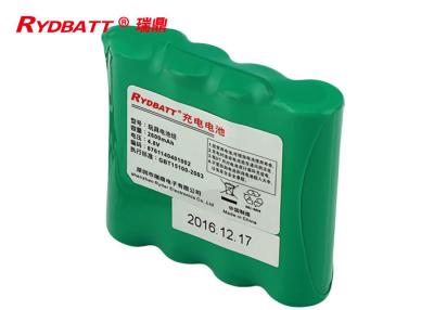 China Paquete de la pila AA de 4S1P 4.8V 2600mAh Nimh/pila AA durable de Nimh en venta