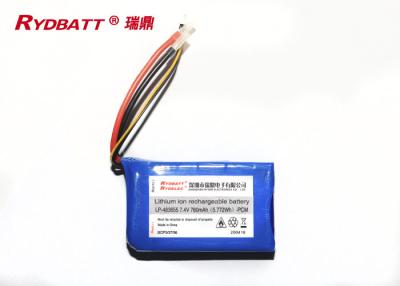 China Bloco da carga do polímero do lítio de LP 483655 2S1P 7.4V 780mAh à venda