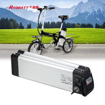 China Zeit-Leben des silberne Fisch-elektrisches Fahrrad-Batterie-Satz-48V 10.4Ah 500-1000 zu verkaufen