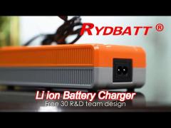 500W Lithium Battery Charger Plug In status indication For Electric Motorcycle