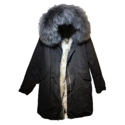 China Rex Rabbit Fur Henry Collar High Performance Thermal Classic Mens Winter Overcoat Real Sustainable for sale