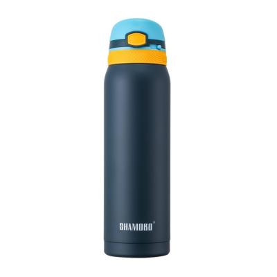 China Sustainable Family Travel 750ml Double Wall Custom Vacuum Insulated Stainless Steel Sports Water Bottle for sale