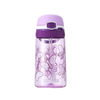 China Sustainable New Type Top Selling Drink Bottle Tritan 350ml Lilac Kids Clear Plastic Custom Water Bottles for sale