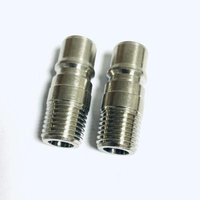 China H59 Male Thread Brass Water Cooling Mold Line Cooling Staubli Pipe Nipple Used In Quick Coupling for sale