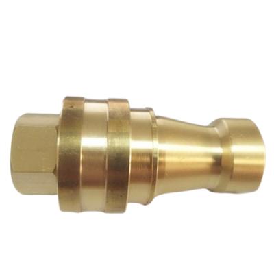 China 0 - 15 bar kzd mold high pressure brass water quick release hydraulic cooling coupling for sale